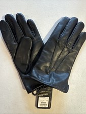 NWT Men s Black Leather Gloves - M