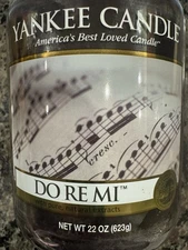 RARE DO RE MI Yankee Candle!  FROM MY FAVORITE THINGS COLLECTION!  FLASH SALE!
