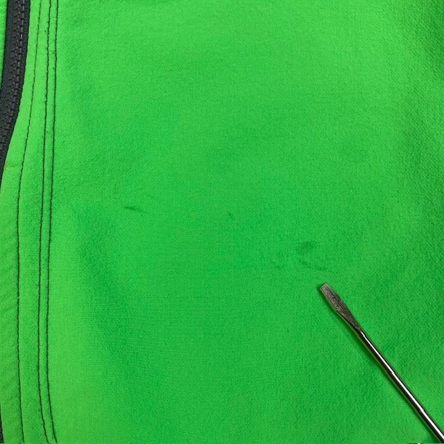 First Ascent Softshell Jacket Full Zip Green Gray… - image 3