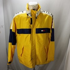 articolo e6491 giubbotto uomo tommy hilfiger giallo taglia M poliammide , cappuc