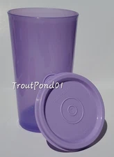 Tupperware Tumbler Straight Sided Kids Cup 10.5 oz Lilac Purple with Seal x1