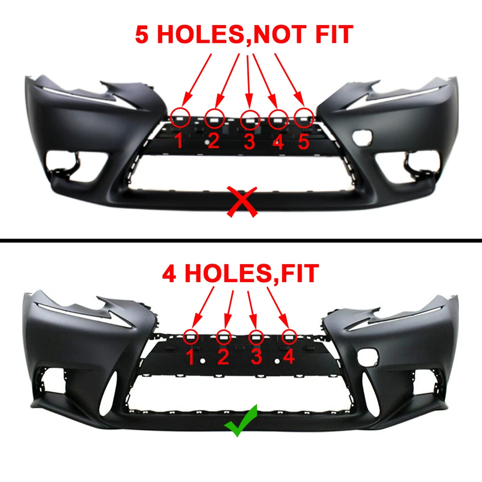 Front Lower Grille Mesh Style Grille For Lexus IS250 2014-2015 / IS350 2014-2016 Foto 4 de 4