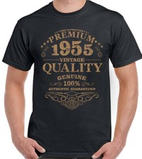 71st Birthday T-Shirt 1955 Mens Funny 71 Year old Present Aged To Perfection