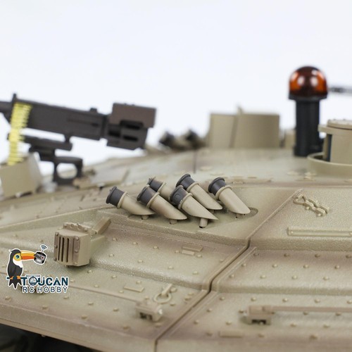 1:16 Henglong 7.0 Merkava RTR RC Tank 3958 360°Revolver Metall Getriebe Track - Bild 16 von 24