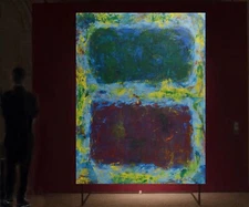 Mark Rothko style￼ Profession￼al Painting 81” X 62”(6ft 9in)Abstract Modern XL