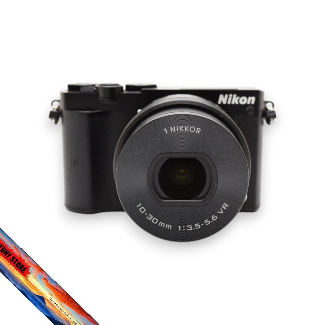 Nikon 1 J5 DSLR Compact Digital Camera Black 10-30mm f/3.5-5.6 VR