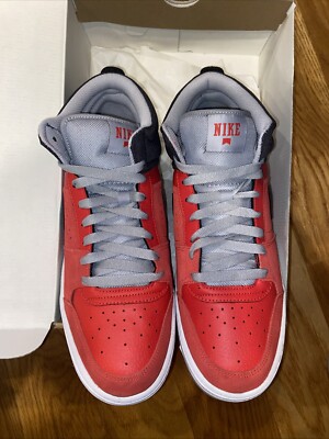 Nike Renzo 2 Mid Shoes - Red Wolf Grey Men's Size 12