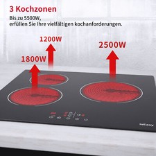 59cm Glaskeramik-Kochfeld