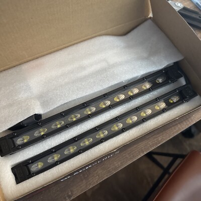 Rough Country Black Series 10in Slimline Cree Led Bar Pair