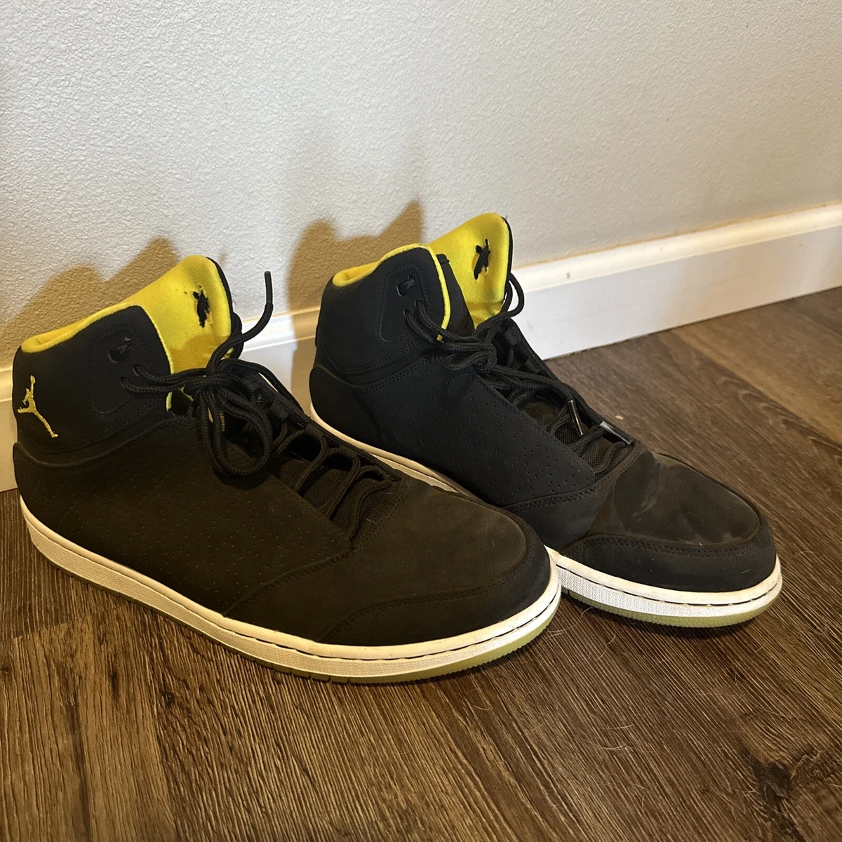 Nike Jordan 1 Flight 5 Optic Yellow /Black 881434-031 Men\'s 10 Jordan 1 Flight Optic Yellow for Sale | Authenticity  main image 2