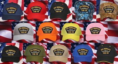 USS HONOLULU HAT PATCH NAVAL NAVY GIFT  GIFT VETERAN  USA WOW