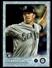 2015 Topps Update US126 Tyler Olson Seattle Mariners RC Snow Camo 15/99