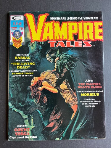 Vampire Tales #5 - Lighthouse of the Possessed (Marvel, 1974) F/VF