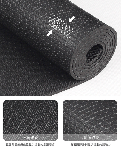 Yoga Mat Thick 6mm Non-Slip Exercise Gym Pilates Workout High Density PVC New - Bild 11 von 23
