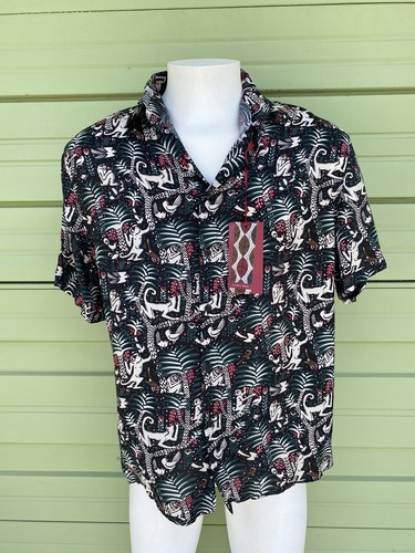 NEW ZARA MEN RELAXED FIT shirt NATURE 