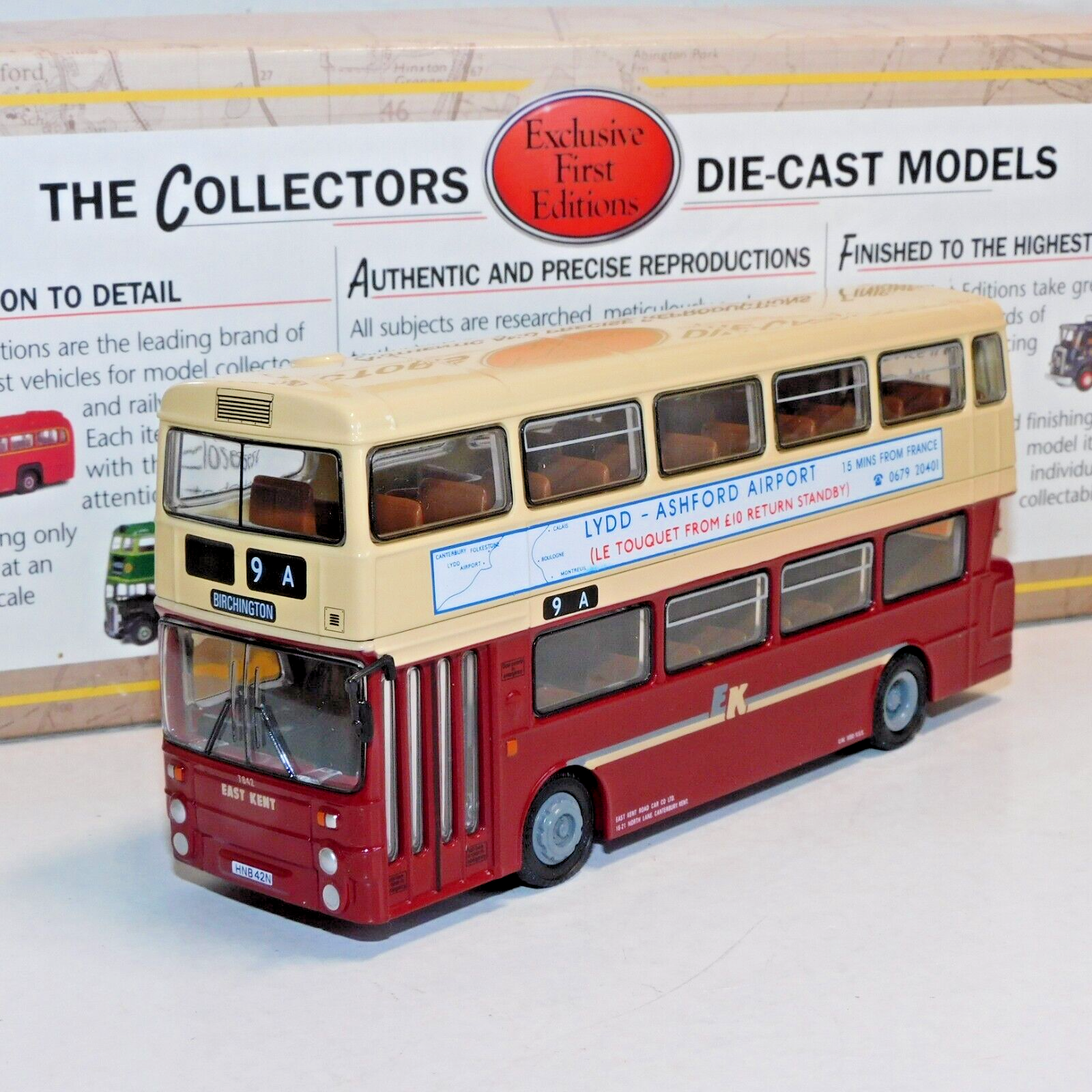 EFE GM STANDARD ATLANTEAN BUS EAST KENT ROUTE 9A BIRCHINGTON 1/76 28902