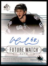 Melker Karlsson AU RC Rookie Card 2014-15 SP Authentic #274 