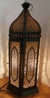 Orientalische Tischlampe, Tischleuchte " KASBAH " Schwarz/Gold incl. LED Birne