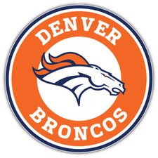 Denver Broncos NFL Sport Car Bumper Sticker Decal "SIZES"