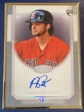Andrew BENINTENDI🔥2017 Topps Transcendent Collection RC AUTO #TCA-ABE 12/15 NM