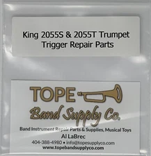 Trigger Repair, King Trumpet 2055S & 2055T, 1st Valve Trigger Parts