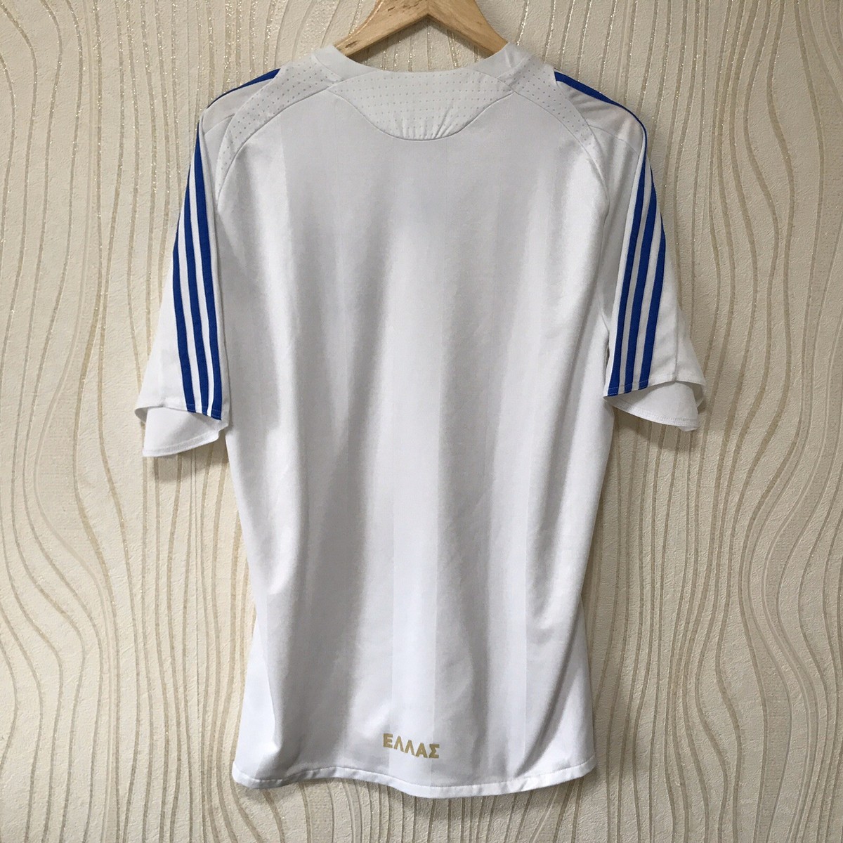 サッカー　シャツ　UK製 GREECE 2008 2009 HOME FOOTBALL SHIRT SOCCER JERSEY ADIDAS