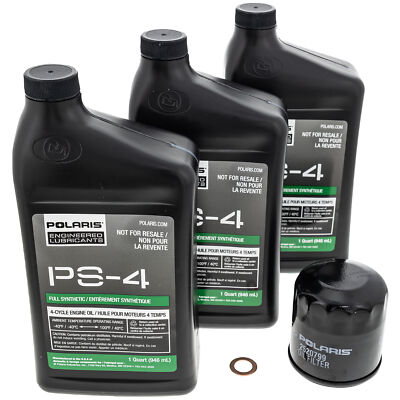Polaris PS-4 Oil Change Kit RZR XP 4 Turbo S Pro 1000 Sportsman 450 500