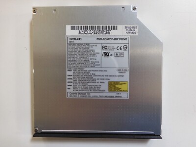HP QUANTA QSI SBW-241 8X DVD/ 24X 10X 24X CDRW IDE SLIM COMBO DRIVE SBW241SE
