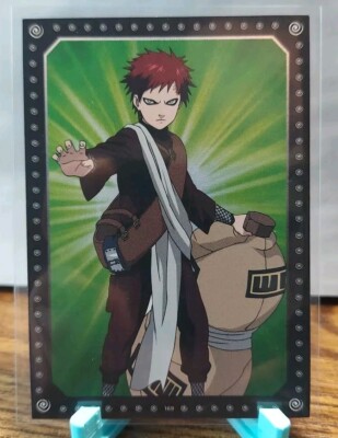 2024 Topps Animax Official Naruto Cards Gaara #169 Character Bio Foil