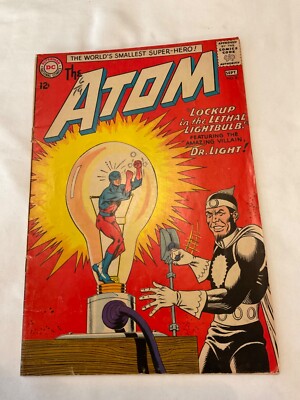 THE ATOM #8 COMIC BOOK (DC COMICS) SILVER AGE  1963