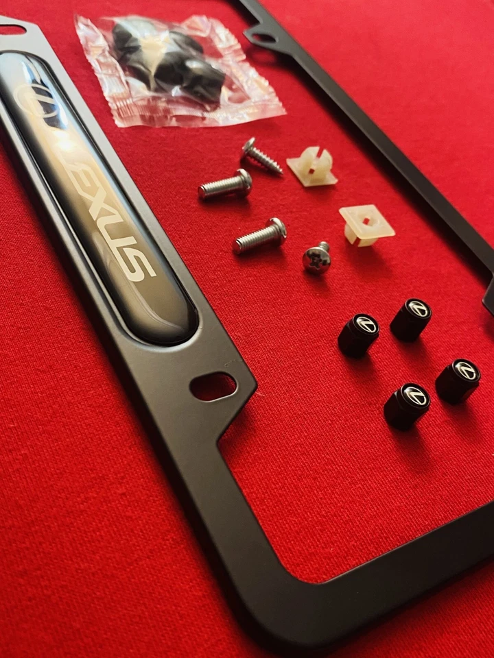 Lexus License Plate Frame with Hardware - Image 2 of 4