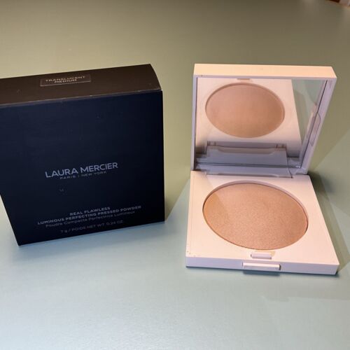 Laura Mercier Real Flawless Luminous Pressed Powder - Translucent Medium - NIB! - Afbeelding 1 van 4
