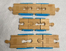 ADAPT A TRACK Adapter Lot two 6" And one 4" Thomas  Friends Wooden Railway