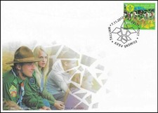 Scout Camp Green Scouting 100 Year Estonia Scout Estonia Estland Mint FDC 2012