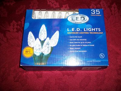 Forever Bright L.E.D. CLEAR 12' Light Strand NEW IN BOX