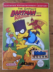 NES Bartman Meets Radioactive Man Nintendo PAL A CIB NES-RN-UKV Simpsons Manual