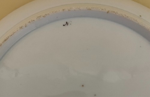 18th Century French Niderviller Plate Handpainted with Insects Ladybug - Picture 7 of 7