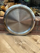 Frontgate 20” Round Stainless Steel Serving Tray Hot Cold