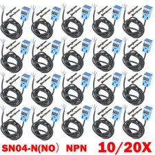 10/20x SN04-N 4mm Inductive Proximity Sensor Detection Switch NPN NO DC6-30V NEW