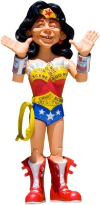 JUST US LEAGUE of STUPID HEROES Figure - WONDER WOMAN (Alfred E