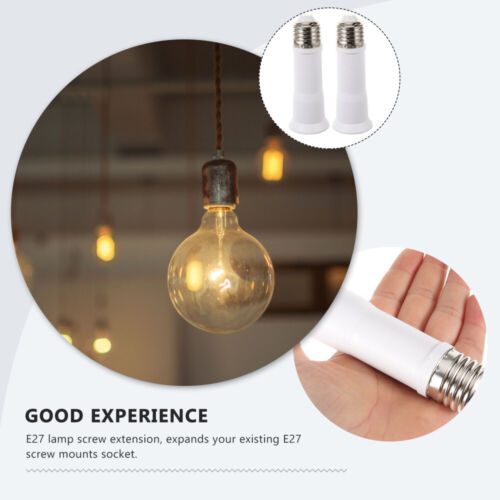 2pcs Bulb Socket Extender Telescopic Light Bulb Extension Socket E27 Socket . - Picture 8 of 12
