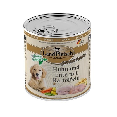 LandFleisch Classic Junior Chicken & Duck & Potatoes With Garden Vegetables 12 X