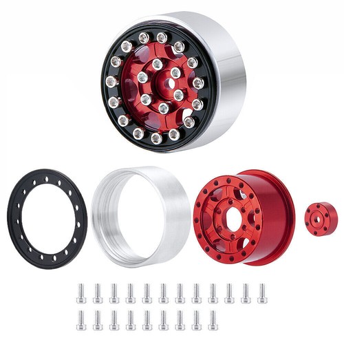 4X/set 1" Beadlock Wheels Rims for All 1:24 Scale Axial SCX24 Deadbolt RC Car - Picture 3 of 27