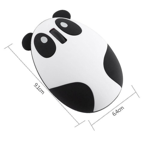2.4G Wireless Optica Mouse 1200DPI Rechargeable Panda Shape Mouse for Computer - Picture 6 of 11