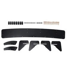 Rear Bumper Lip Diffuser Shark Fins Splitter Kit for VW Golf/MK7/GTI ABS Plastic