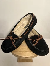 Tamarac by Slippers International Women's Low Molly Faux Slipper Blitz Black 10S