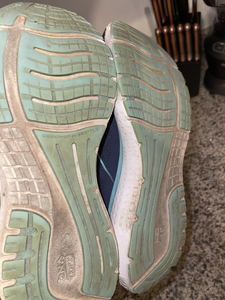 Brooks Women's Glycerin 19 Nightshadow Black Blue Running Shoes 10B