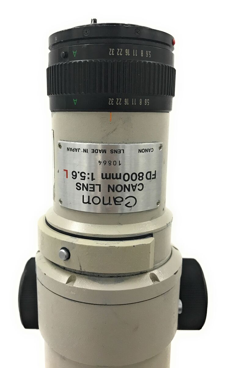 Vintage Canon FD 800mm f/5.6 Super Telephoto Lens Made In Vintage Canon FD 800mm f/5.6 Super Telephoto Lens Made In