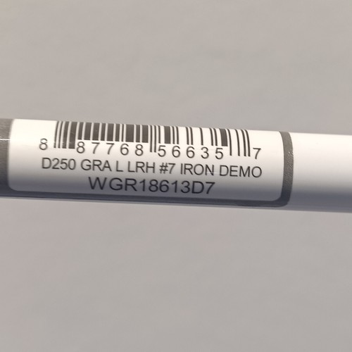 Wilson Staff D250 7 Iron Golf Club Mamiya Proforce Graphite Shaft Ex Demo - Picture 13 of 21