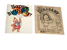 VTG LITTLE DOLL BABY HAPPY BIRTHDAY CARD BIRTH Certified Martha Nelson Thomas